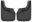 Picture of Husky Liners 16-22 Toyota Tacoma w- OE Fender Flares Custom Molded Front Mud Guards - Black