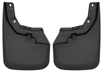Picture of Husky Liners 16-22 Toyota Tacoma w- OE Fender Flares Custom Molded Front Mud Guards - Black