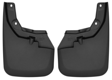 Picture of Husky Liners 16-22 Toyota Tacoma w- OE Fender Flares Custom Molded Front Mud Guards - Black