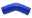 Picture of Vibrant 3-25in I-D- x 4in Long Gloss Blue Silicone 45 Degree Elbow