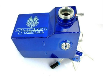 Picture of Sinister Diesel 2013-2015 GM Duramax 6-6L LML Degas Bottle - Blue