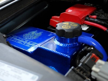 Picture of Sinister Diesel 2013-2015 GM Duramax 6-6L LML Degas Bottle - Blue