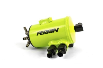 Picture of PERRIN 02-07 Subaru WRX-STi Air Oil Separator Kit - Neon Yellow