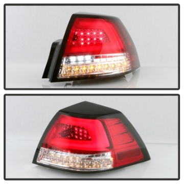 Picture of Spyder Pontiac G8 08-09 Version 2 Light Bar LED Tail Lights - Red Clear- ALT-YD-PG808V2-LB-RC