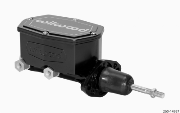 Picture of Wilwood Compact Tandem Master Cylinder - 7-8in Bore - w-Pushrod Black