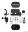 Picture of Wilwood Compact Tandem M-C - 7-8in Bore - w-Bracket and Valve Pushrod - Black