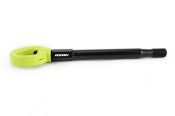 Picture of PERRIN 08-14 Subaru WRX & STI - 08-11 Impreza - 05-09 Legacy Tow Hook Kit Front - Neon Yellow