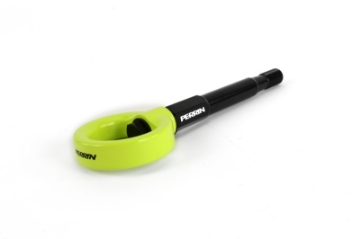 Picture of PERRIN 18-21 Subaru WRX & STI - 13-25 BRZ - 17-20 Toyota 86 Tow Hook Kit Front - Neon Yellow