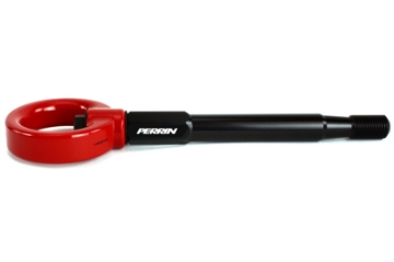 Picture of PERRIN 22-25 Subaru WRX - 18-23 Crosstrek - 20-25 OBXT - 17-23 Impreza Tow Hook Kit Front - Red