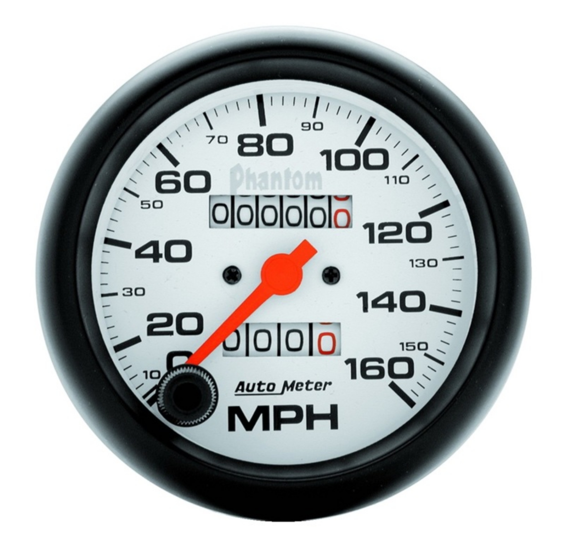 Picture of Autometer Phantom 3-3-8in 160MPH Speedometer Gauge - Mechanical Full Sweep