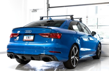 Picture of AWE Tuning 17-19 Audi RS3 8V Track Edition Exhaust - Diamond Black Tips RS-Style Tips