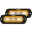 Picture of Rigid Industries SR-L Series Flush Mount LED Spreader Pair w- Amber Halo - Universal