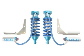 Picture of King Shocks 2005+ Nissan Frontier Front 2-5 Dia Remote Reservoir Coilover w-Adjuster Pair