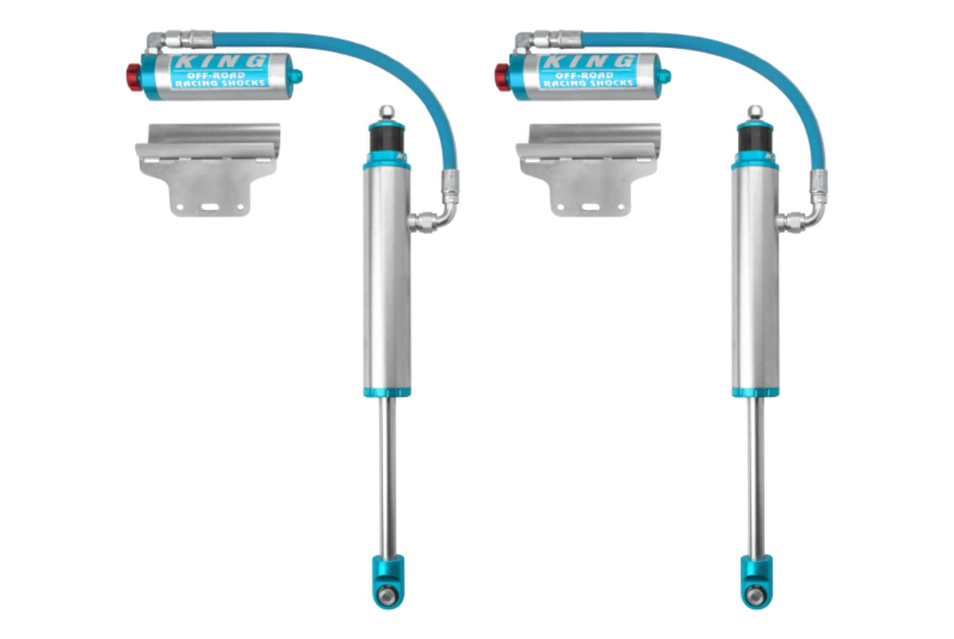 Picture of King Shocks 2005+ Toyota Tacoma 6 Lug Rear 2-5 Dia Remote Reservoir Shock w-Adjuster Pair