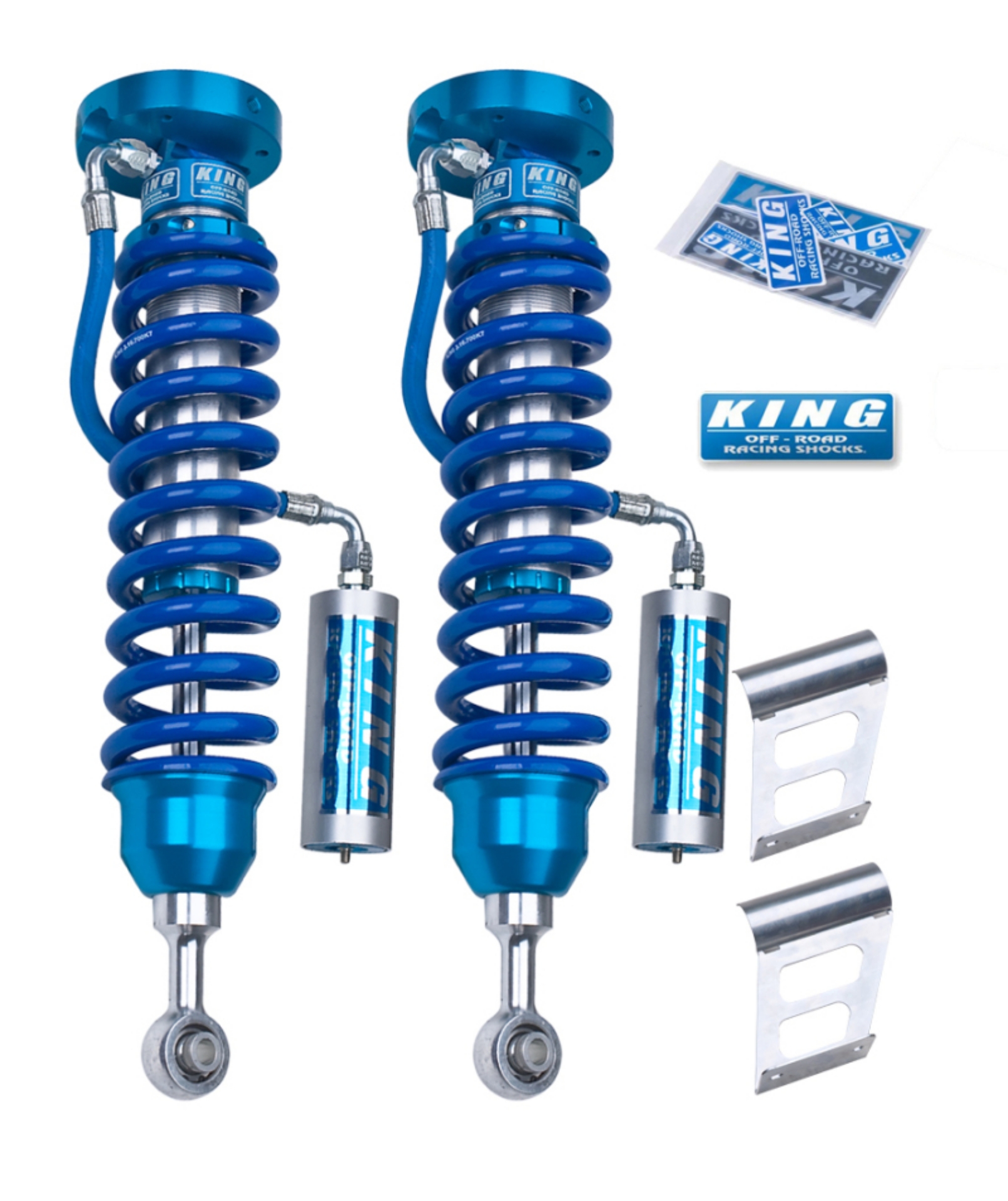 Picture of King Shocks 2007+ Toyota Tundra 2-5 Dia Front Coilover w-Remote Reservoir Pair