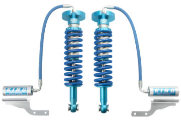 Picture of King Shocks 04-08 Ford F150 4WD Front 2-5 Dia Remote Reservoir Coilover Pair