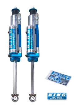 Picture of King Shocks 07-18 Jeep Wrangler JK Front 2-5 Dia Piggy Hose Res Shock 0-2in Lift Pair