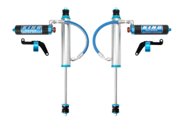 Picture of King Shocks 97+ Nissan Patrol Y61 Frt 2-5 Dia Shock Remote 2-5 Fin Res 0-2in Lift w-Adj-Brkt Pair