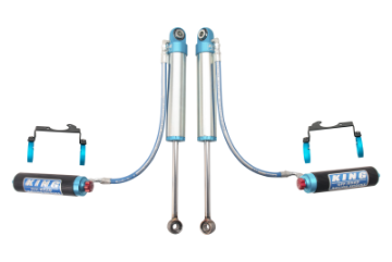 Picture of King Shocks 97+ Nissan Patrol Y61 Rr 2-5 Dia Shock Remote 2-5 Fin Res 0-2in Lift w-Adj-Brkt Pair