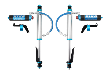 Picture of King Shocks 97+ Nissan Patrol Y61 Frt 2-5 Dia Shock Remote 2-5 Fin Res 3-5in Lift w-Adj-Brkt Pair