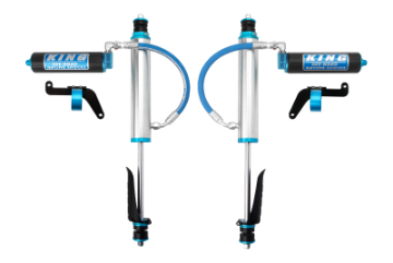 Picture of King Shocks 1997+ Nissan Patrol Y61 Front 2-5 Dia Shock Remote 2-5 Fin Res 6in Lift w-Brkt Pair