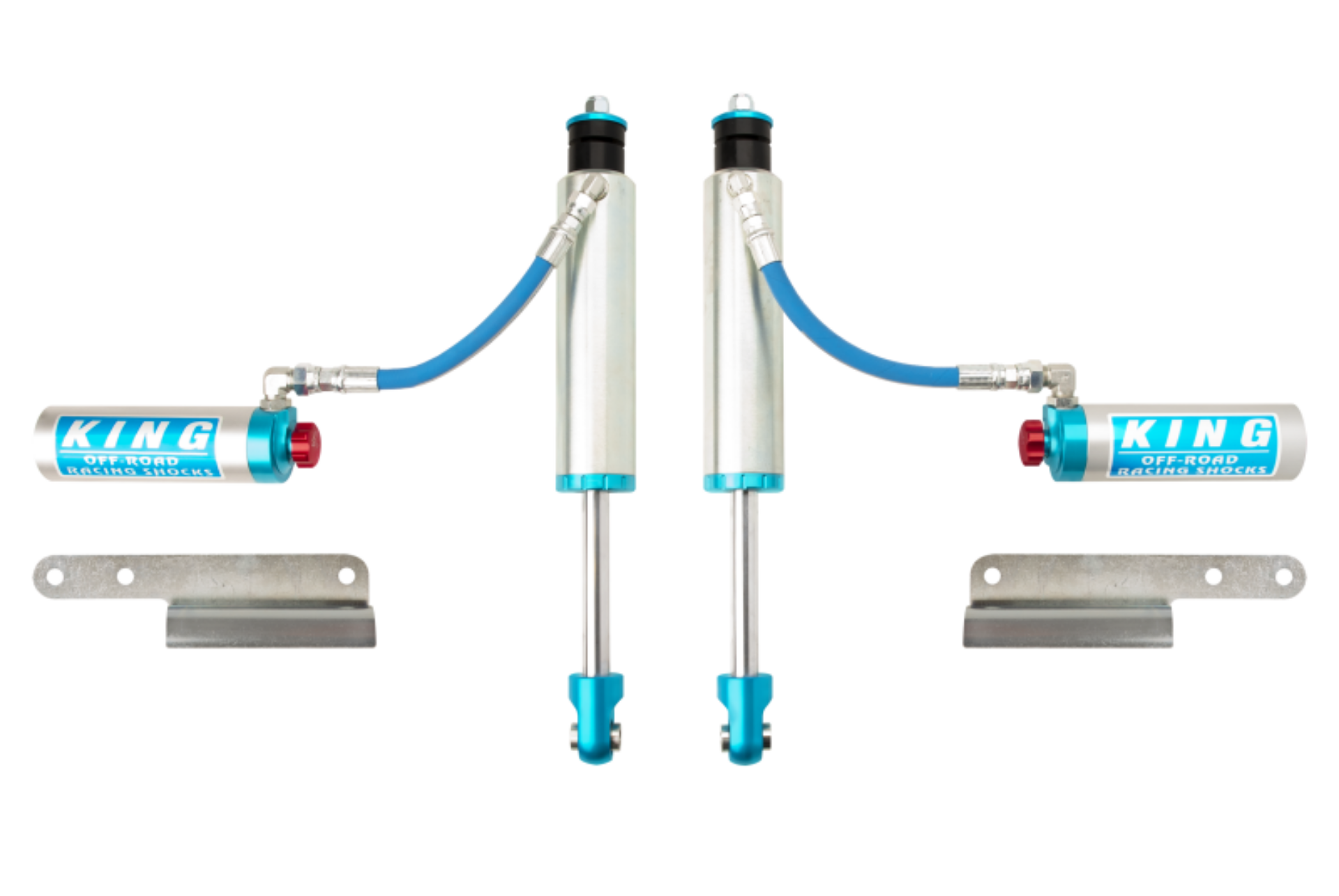 Picture of King Shocks 98-02 Toyota Land Cruiser 100 Front 2-5 Dia Remote Res Shock w-Adjuster Pair