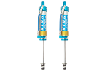 Picture of King Shocks 05-10 Toyota Hilux Rear 2-5 Dia Piggy Hose Reservoir Shock Pair