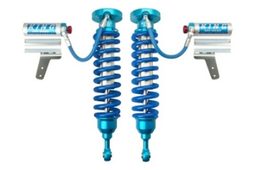 Picture of King Shocks 2008+ Toyota Land Cruiser 200 Front 2-5 Dia Remote Res Coilover w-Adjuster Pair