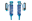Picture of King Shocks 12-18 Ford Ranger Px-T6 Front 2-5 Dia Remote Reservoir Coilover Pair