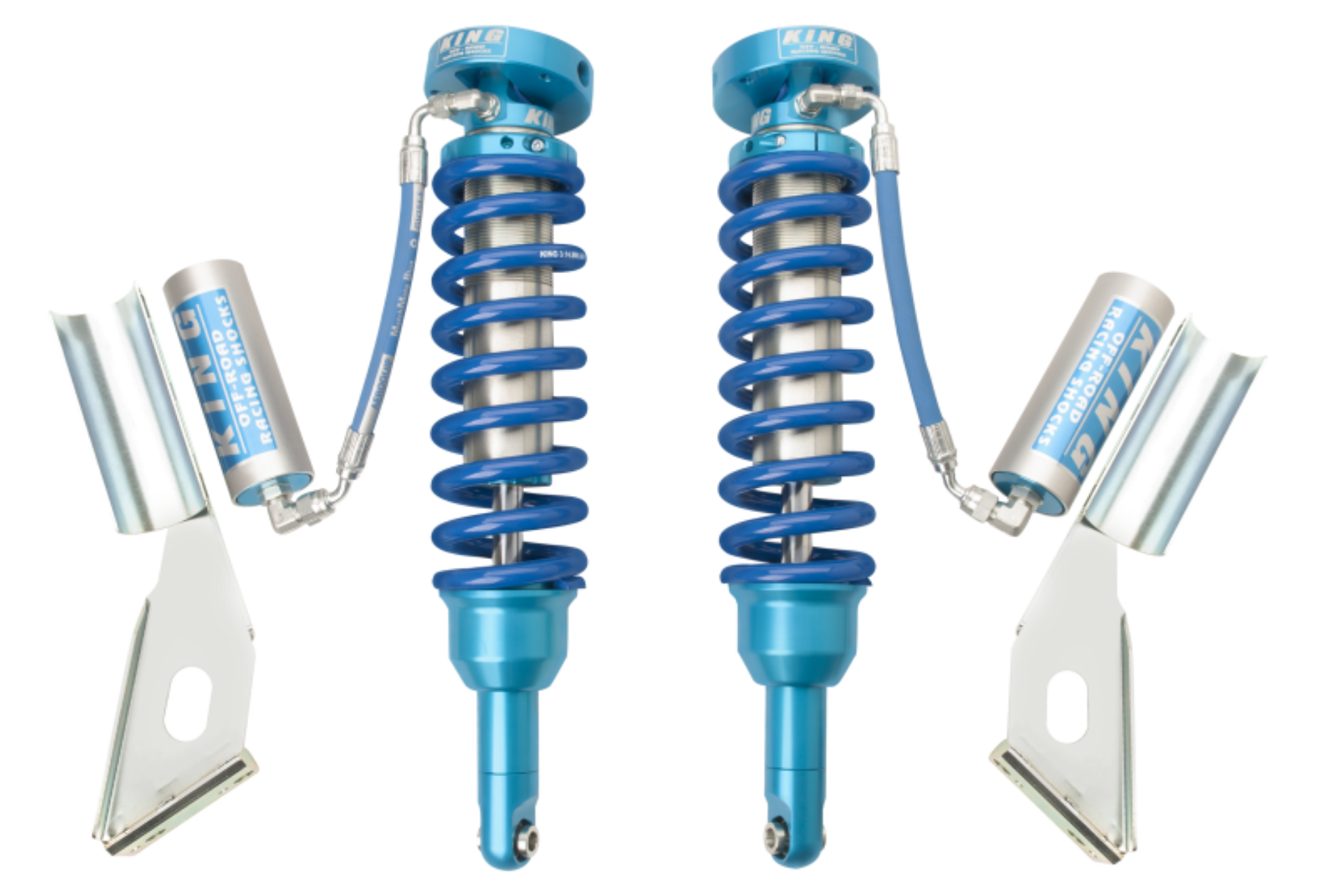 Picture of King Shocks 11-15 Toyota Hilux Front 2-5 Dia Remote Reservoir Coilover Pair