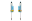 Picture of King Shocks 96-02 Toyota 4Runner Rear 2-5 Dia Piggy Hose Reservoir Pair