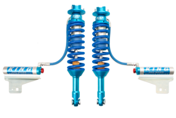 Picture of King Shocks 10-14 Ford F150 Raptor 4WD Front 3-0 Dia Remote Reservoir Coilover w-Adjuster Pair