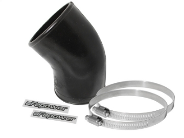 Picture of aFe Magnum FORCE Silicone Replacement Coupling Kit 3in ID to 2-75in ID x 45 Deg- Elbow - Black