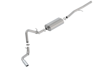 Picture of Borla 2019 Silv-Sierra C-B Exhaust Touring 1500 5-3L V8 AT 2&4WD EC STB78-8 CC SB69-3 147-4 WB