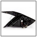 Picture of Spyder 16-18 Honda Civic 4 Door Light Bar LED Tail Lights - Black Smoke ALT-YD-HC164D-LB-BSM