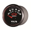 Picture of Autometer GM Bowtie Black 2-1-16 Voltmeter 8-18V