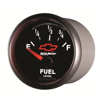 Picture of Autometer GM Bowtie Black 2-1-16 Fuel Level, 0-90 , Air-Core 8-18V