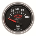 Picture of Autometer Oil Pressure 2-1-16, 0-100 PSI - Red Bowtie