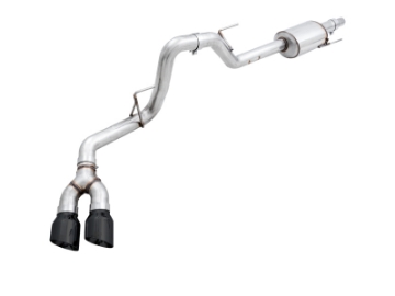 Picture of AWE Tuning 2015+ Ford F-150 0FG Single Exit Performance Exhaust System w-4-5in Diamond Black Tips