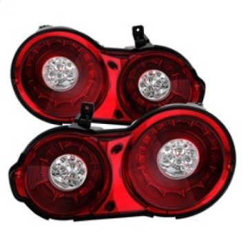 Picture of Spyder 09-15 Nissan GTR LED Tail Lights Red Clear ALT-YD-NGTR09-LED-RC