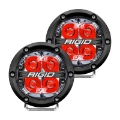 Picture of Rigid Industries 360-Series 4in LED Off-Road Spot Beam - Red Backlight Pair