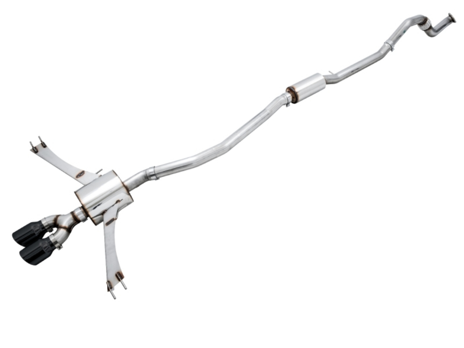 Picture of AWE Tuning 2016+ Honda Civic Si Touring Edition Exhaust w-Front Pipe & Dual Diamond Black Tips