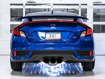Picture of AWE Tuning 2016+ Honda Civic Si Touring Edition Exhaust w-Front Pipe & Dual Diamond Black Tips