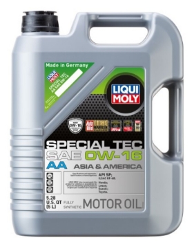Picture of LIQUI MOLY 5L Special Tec AA Motor Oil SAE 0W16 - Single
