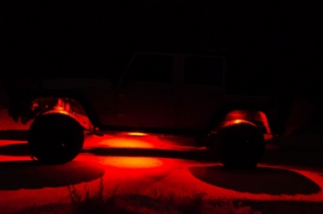 Picture of KC HiLiTES C-Series RGB LED Rock Light Kit Incl- Wiring - Set of 6