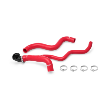 Picture of Mishimoto 2012+ Fiat 500 Non-Turbo Red Silicone Radiator Hose Kit