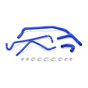 Picture of Mishimoto 15+ Ford Mustang EcoBoost Blue Silicone Ancillary Hose Kit