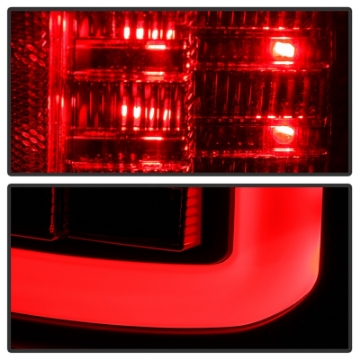 Picture of Spyder Dodge Ram 2013-2014 Light Bar LED Tail Lights - All Black ALT-YD-DRAM13V2-LED-BKV2