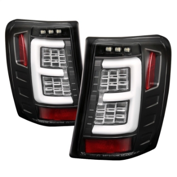 Picture of Spyder 99-04 Jeep Grand Cherokee - Light Bar Led Tail Lights - Black - ALT-YD-JGC99V3-BK