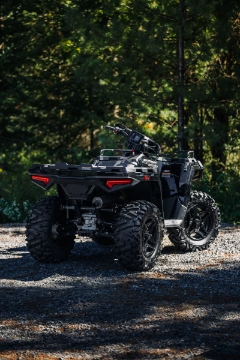 Picture of MBRP 01-05 Polaris Sportsman 400 - 06-07 Sportsman 450 Slip-On Combination Exhaust w-Sport Muffler